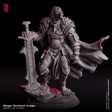 Rhogar, Werebeast Avenger - 3dmonkeypl