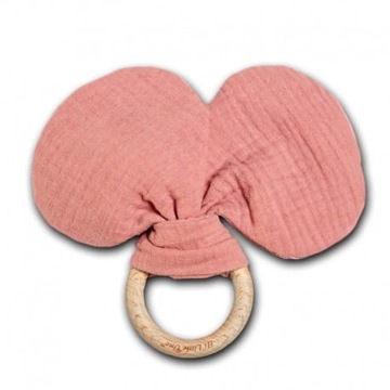Hi Little One - szeleszczący gryzak Mouse muslin w