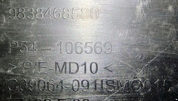 NÁRAZNÍK ZADNÍ DIFUZOR SPOILER SPODNÍ SPOD PEUGEOT 408 2022- JEHLA BEZ RYS