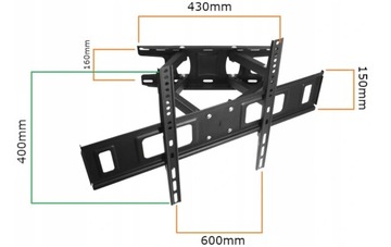 УНИВЕРСАЛЬНОЕ КРЕПЛЕНИЕ ДЛЯ ТЕЛЕВИЗОРА ВЕШАЛКА ДЛЯ ТЕЛЕВИЗОРА РЕГУЛИРУЕМЫЙ КРЮК ДЛЯ КРЕПЛЕНИЯ НА РАМУ