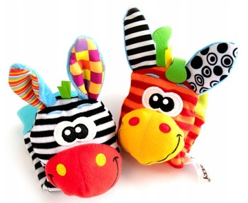 ДЕТСКИЕ ПОГРЕМКИ ПОГРЕМКИ НАРУЧКИ НОСОЧКИ 4 шт.