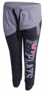 Chłopięce spodnie dresowe 110-116