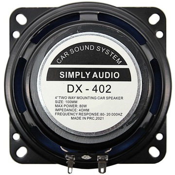 АВТОМОБИЛЬНЫЕ ДИНАМИКИ 10 СМ 100 ММ ДЛЯ FIAT CINQUECENTO SEICENTO DOBLO 600