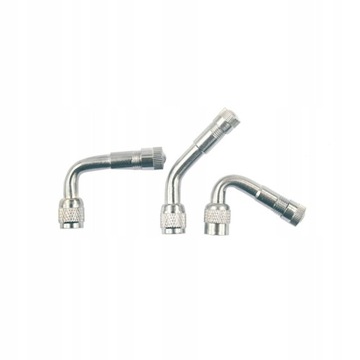 2x PRZEDŁUŻKA KĄTOWA ZAWORU DO POMPOWANIA OPON 90°