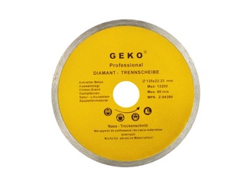 Tarcza diamentowa DO cięcia betonu 125mm Pełna