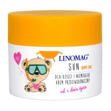 Linomag Sun, krem z filtrem mineralnym, SPF 30, 50 ml