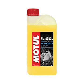Płyn chłodniczy Motul Motocool Expert -37C 1L Hybrid Tech motocyklowy żółty