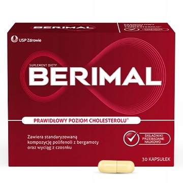 BERIMAL prawidłowy poziom cholesterolu 30 kapsułek