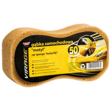 VIRAGE Gąbka Do Czyszczenia Mycia Szyb Karoseri Samochodu Motyl
