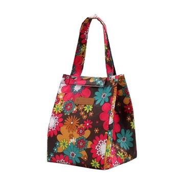 Lunch Bag Multicolor Cooler Bag Women Waterproof Hand Pack Thermal