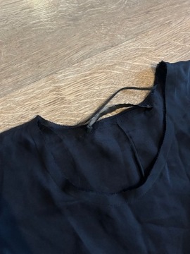Koszula tunika półprzeźroczysta czarna Zara S / ł3