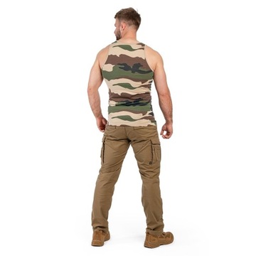 Koszulka bez rękawów bezrękawnik moro Mil-Tec Tank Top CCE Camo L