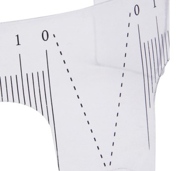 Шаблон бровей - линейка