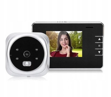 ELEKTRONICZNY WIZJER DO DRZWI KAMERA DZWONEK LCD