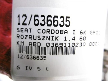 CORDOBA I STARTÉR 036911023Q 0001112027 1,4