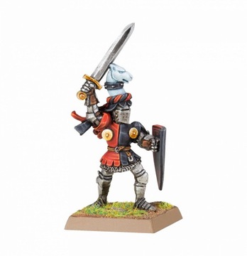 Bretonnian Paladin with Sword and Shield | Fantasy The Old World