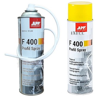 APP F400 bursztynowy 500ml do profili spray 1064