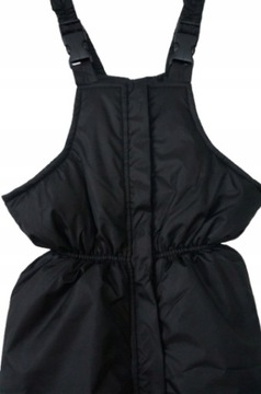 SPODNIE ZIMOWE NA SZELKACH PRODUKT POLSKI CZARNE NIEPRZEMAKALNE 110