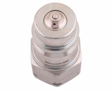 Szybkozłącze hydrauliczne wtyczka z eliminatorem ciśnienia M18x1.5 gwint ze