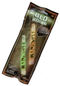 Światło chemiczne patyczki Glow Sticks 2 sztuki