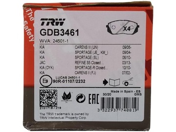 ПЕРЕДНИЕ ДИСКИ+КОЛОДКИ TRW HYUNDAI IX35