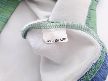 RIVER ISLAND mięsista SUKIENKA z gipiurą _ M/L