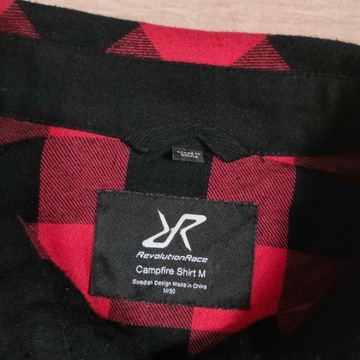 REVOLUTIONRACE Campfire Koszula Męska w Kratę Logowana r. M
