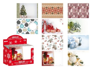 ДЕКОРАТИВНЫЙ КОНВЕРТ ДЛЯ НОВОГОДНИХ ДЕНЕГ C6