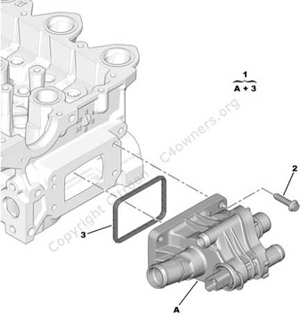 TERMOSTAT PEUGEOT 206 207 307 308 407 1.6HDI ORIG!