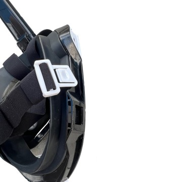 Маска для дайвинга, плавания, полного лица с трубкой, L/XL ПРЕМИУМ