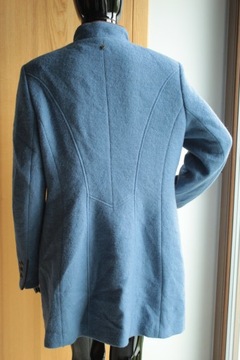 White Label синяя куртка 70% шерсть 44