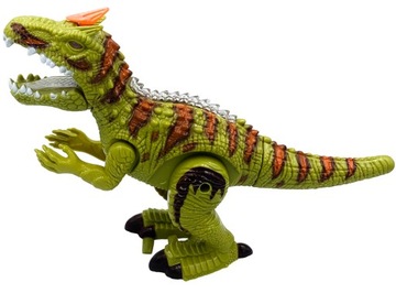 Dinozaur na baterie z dźwiękiem ziejący ogniem