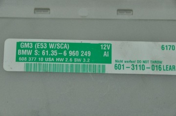 BMW E53 MODUL ŘÍZENÍ POHODĚ GM 3 6960249