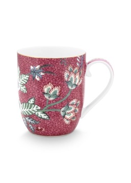 Kubek Flower Festival Dark Pink PiP Studio, 145 ml