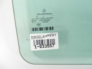 MERCEDES S TŘÍDA W221 LONG SKLO (OKNO) DVEŘE PRAVÝ ZADNÍ