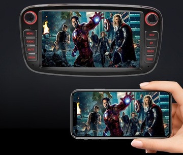 FORD MONDEO MK4 FOCUS MK2 MK3 GALAXY S-MAX 2-DIN автомагнитола