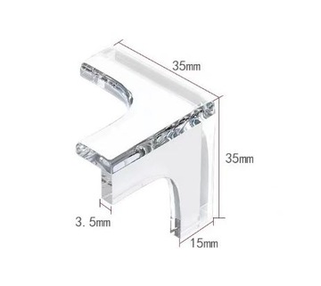 4x УГЛОВАЯ ЗАЩИТА ДЛЯ КРОМОК МЕБЕЛИ, ШКАФА, СТОЛА