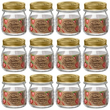 12x SŁOIK OZDOBNY SŁOIKI BORMIOLI PRZETWORY 250ML