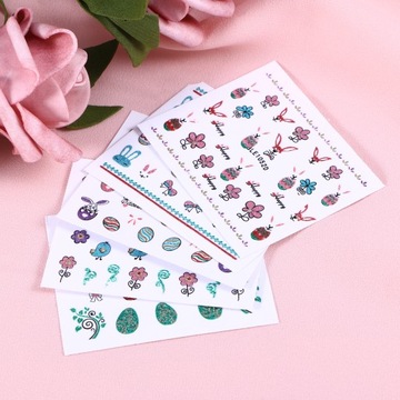 Мультяшные наклейки Пасхальные наклейки для