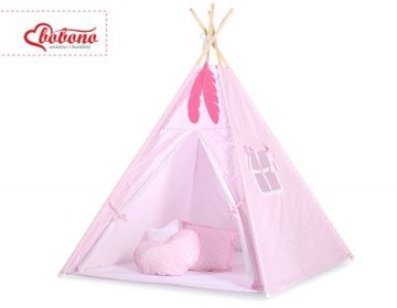 Комплект MINI: палатка-вигвам TIPI + коврик + подвески