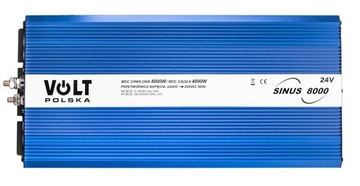 СИНУС-ИНВЕРТОР ПРЕОБРАЗОВАТЕЛЬ 8000/4000Вт 24В 230В