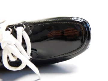 женские черные оксфорды, кожаные туфли R.Polański 37