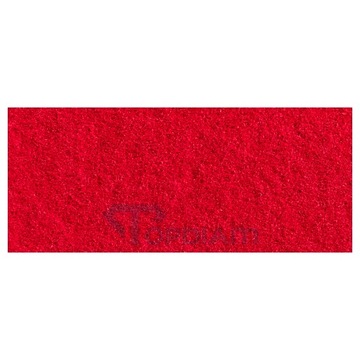 PAD RĘCZNY DO POLEROWANIA CZYSZCZENIA - TOPDIAM 11 x 25 CM CZERWONY
