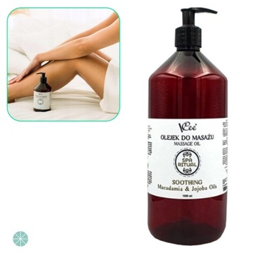 OLEJEK DO MASAŻU NATURALNY VCee MAKADAMIA 1000 ml