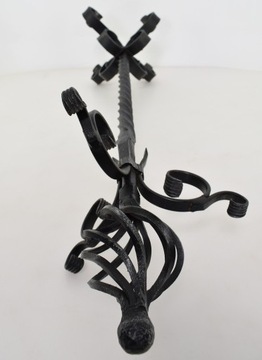 кованый стоячий набор для чистки камина. ХХL!