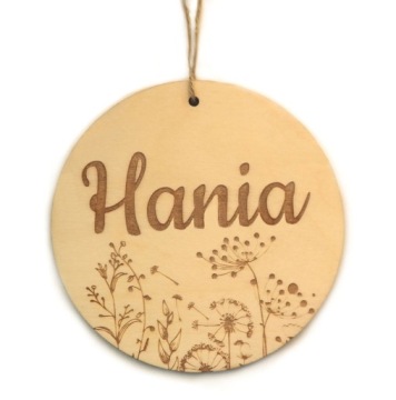 Табличка с именем ребенка для детской комнаты