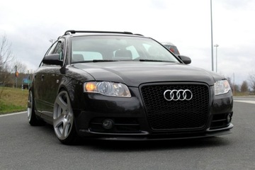 Заглушка решетки Audi A4 B7 04-08 RS черный глянцевый