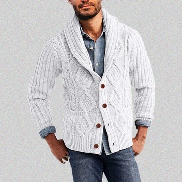 2023 Men's Cardigan Sweater Autumn Winter Fashion