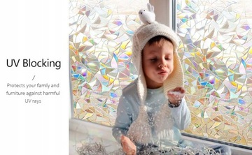 ДЕКОРАТИВНАЯ СТАТИЧЕСКАЯ ОКОННАЯ ПЛЕНКА 3D 90х200СМ