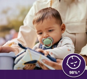PHILIPS AVENT ULTRA AIR Пустышка 0-6м 2 шт + ЭТУЛЬ